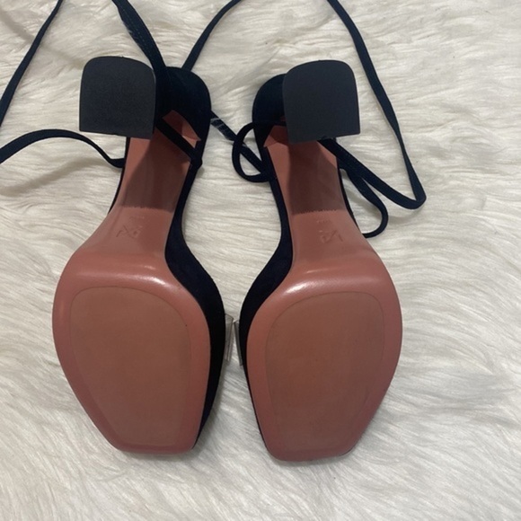 Amina Muaddi Sita ankle tie platform sandal size 38.5EU - Picture 6 of 13